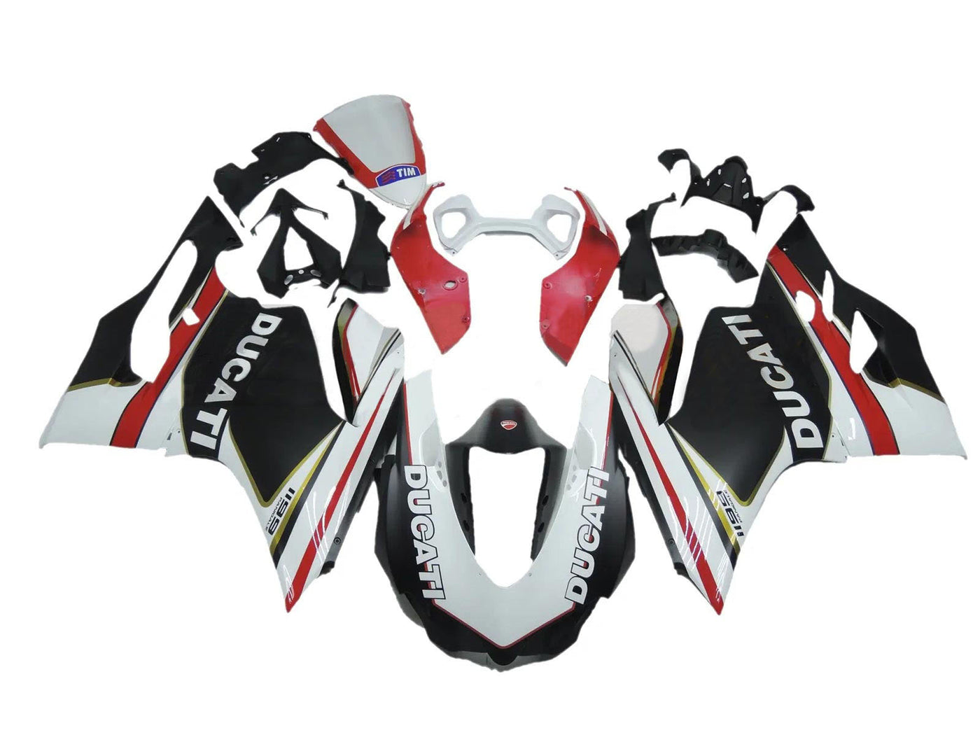 2011-2014 Black Red White Ducati Panigale 899 1199 Fairing Kit