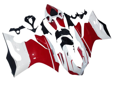 2011-2014 Ducati 899-Panigale / 1199-Panigale Red White Black Panigale Fairing Kit