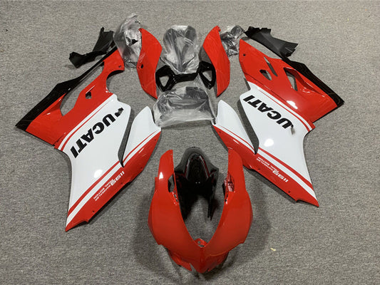 2011-2014 Red White Ducati Ducati Panigale 899 1199 Fairing Kit