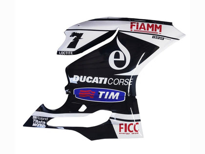 2011-2014 Ducati 899-Panigale / 1199-Panigale White Black Blue Fiamm Ficc Panigale Fairing Kit