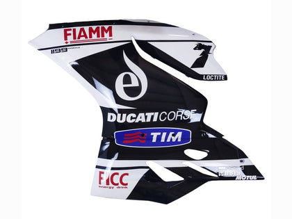 2011-2014 Ducati 899-Panigale / 1199-Panigale White Black Blue Fiamm Ficc Panigale Fairing Kit