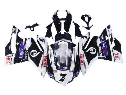 2011-2014 Ducati 899-Panigale / 1199-Panigale White Black Blue Fiamm Ficc Panigale Fairing Kit