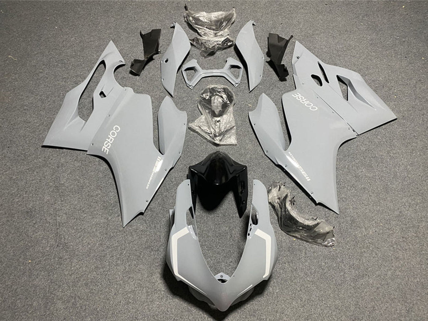 2011-2014 Light Grey Corse Ducati Panigale 899 1199 Fairing Kit