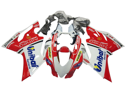 2011-2014 Ducati 899-Panigale / 1199-Panigale White Red Blue Valsir Fiamm Panigale Fairing Kit