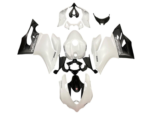 2011-2014 White Black Ducati Panigale 899 1199 Fairing Kit