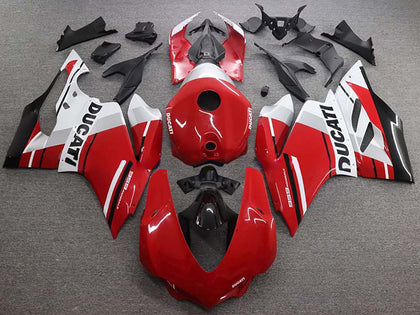 2015-2020 Ducati 959-Panigale / 1299-Panigale Red White Fairing Kit