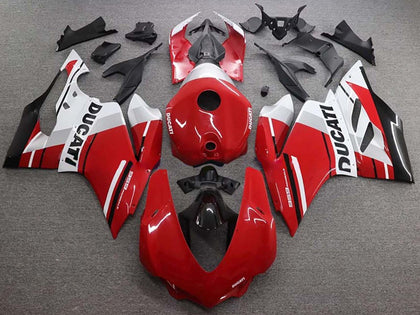 2015-2020 Ducati 959-Panigale / 1299-Panigale Red White Fairing Kit