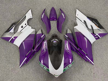 2015-2020 Ducati 959-Panigale / 1299-Panigale Purple White Flex Box Fairing Kit