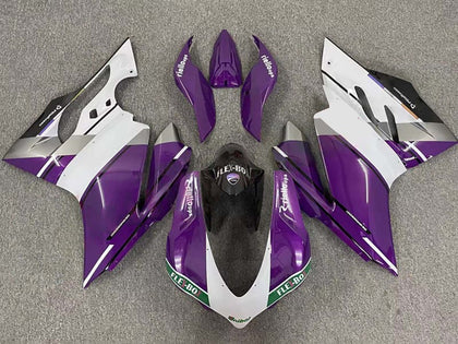 2015-2020 Ducati 959-Panigale / 1299-Panigale Purple White Flex Box Fairing Kit