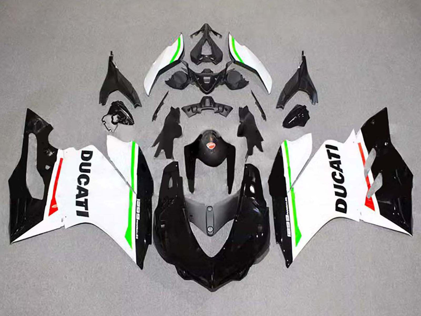 2015-2020 White Black Ducati 959 1299 Fairing Kit