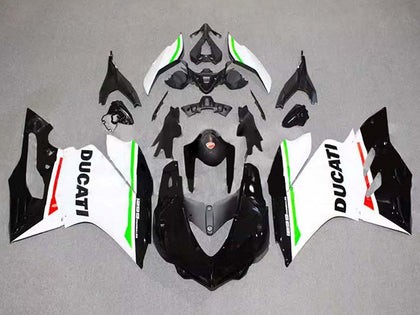 2015-2020 Ducati 959-Panigale / 1299-Panigale White Black Fairing Kit