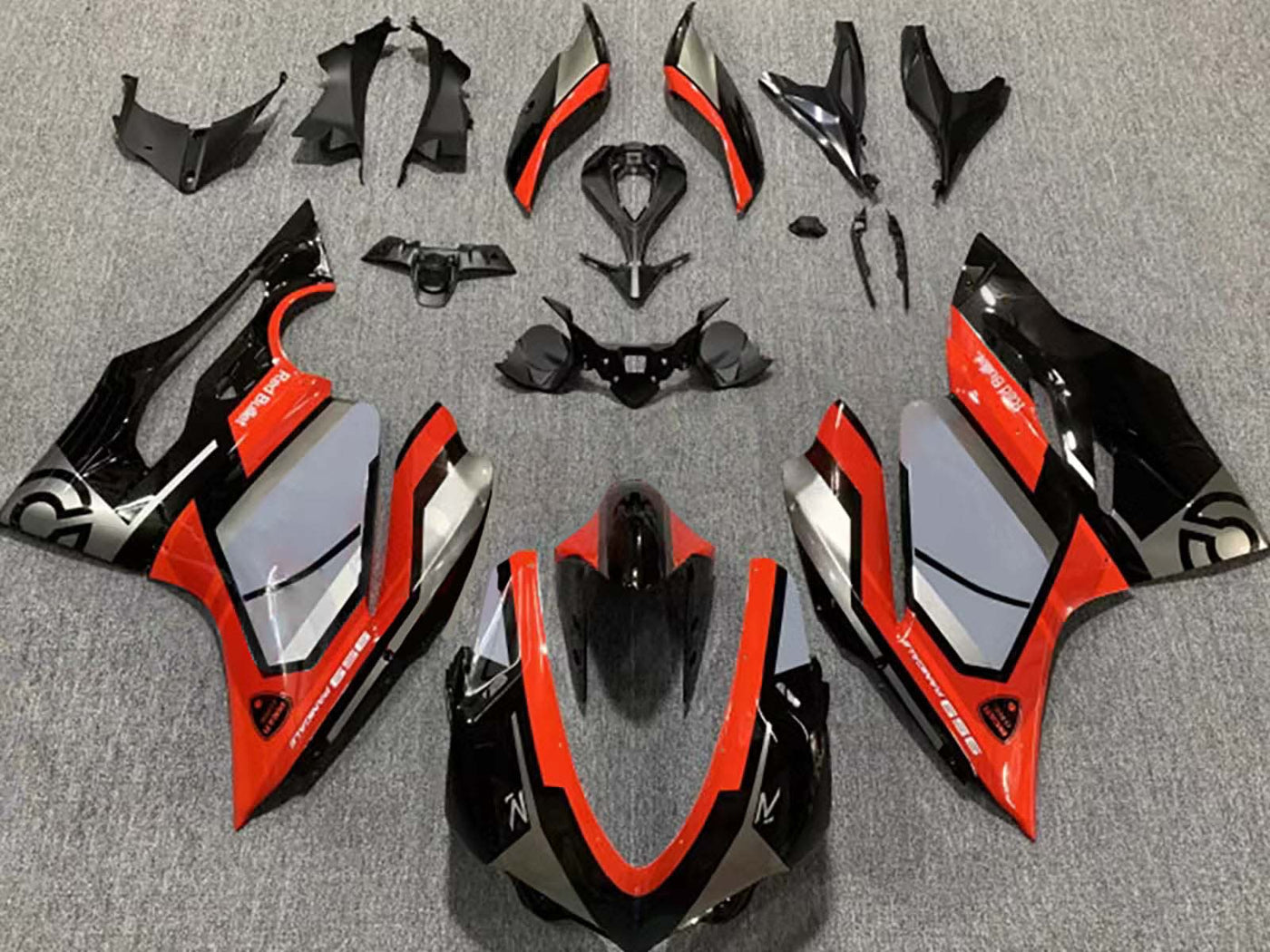 2015-2020 Black Red Grey Ducati 959 1299 Fairing Kit