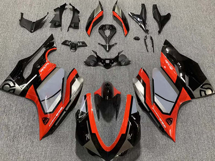 2015-2020 Ducati 959-Panigale / 1299-Panigale Black Red Gray Fairing Kit