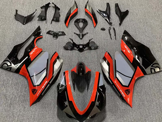 2015-2020 Black Red Grey Ducati 959 1299 Fairing Kit