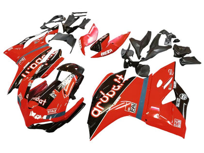 2015-2020 Ducati 959-Panigale / 1299-Panigale Red Black Fiamm Fairing Kit