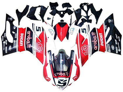 2015-2020 Ducati 959-Panigale / 1299-Panigale Red White Black Fairing Kit