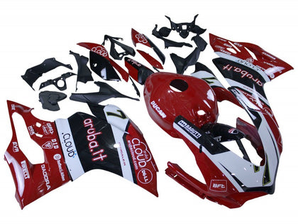 2015-2020 Ducati 959-Panigale / 1299-Panigale Red White Black Fairing Kit