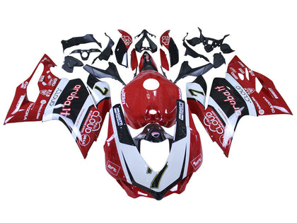 2015-2020 Ducati 959-Panigale / 1299-Panigale Red White Black Fairing Kit