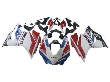 2015-2020 Ducati 959-Panigale / 1299-Panigale Blue White Red Fairing Kit