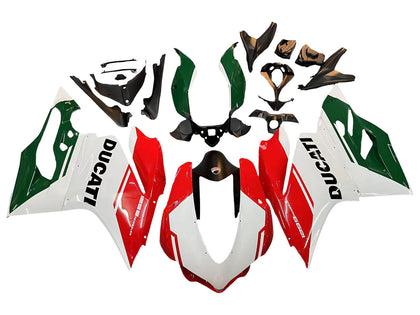 2015-2020 Ducati 959-Panigale / 1299-Panigale Red White Green Fairing Kit