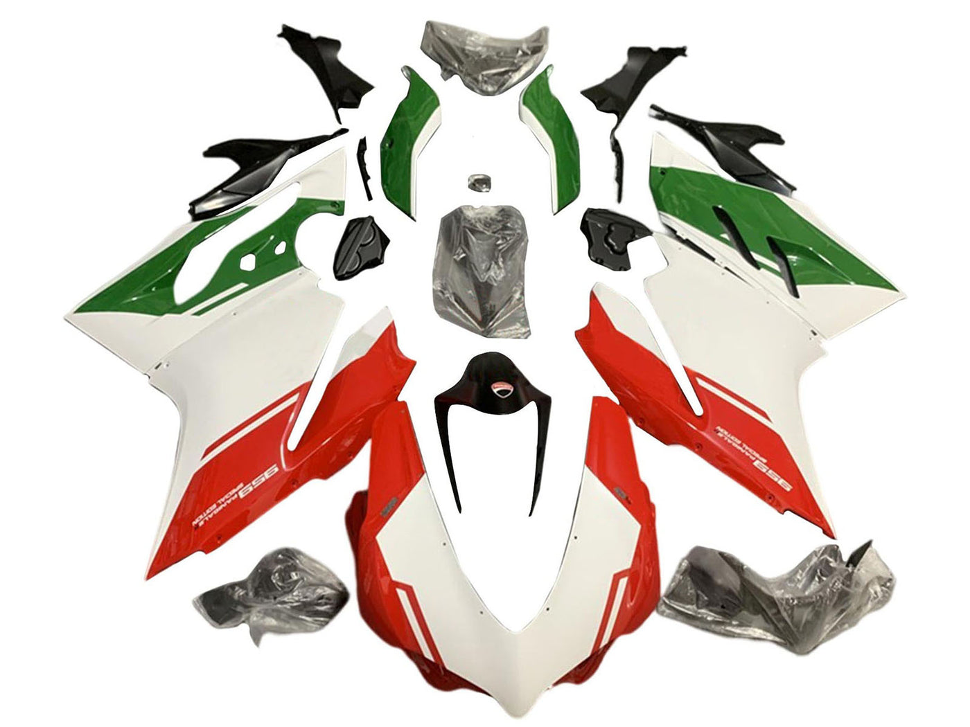 2015-2020 Red White Green Ducati Ducati 959 1299 Fairing Kit