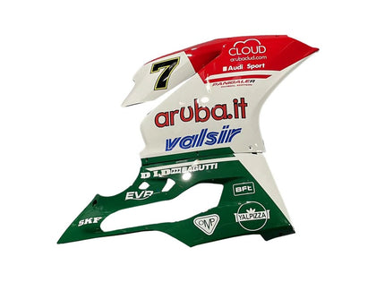 2015-2020 Ducati 959-Panigale / 1299-Panigale Red White Green Valsir Fiamm 7 Fairing Kit