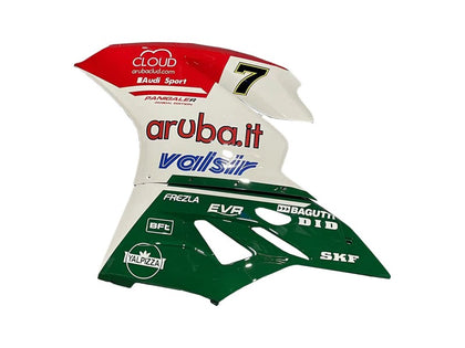 2015-2020 Ducati 959-Panigale / 1299-Panigale Red White Green Valsir Fiamm 7 Fairing Kit