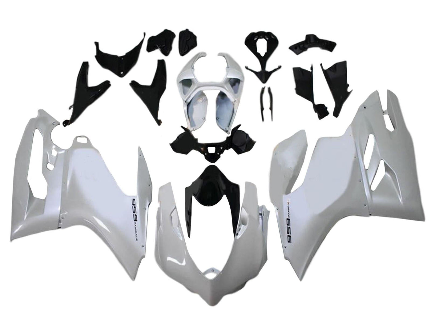 2015-2020 White Ducati 959 Motorcycle Fairings， Purchase 2015-2020 White Ducati 959 Motorcycle Fairings UK - UK