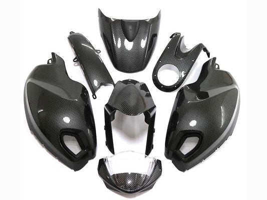 2008-2012 Black Carbon Fiber Ducati Monster 696 796 1100 1100S Fairing Kit