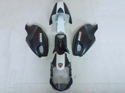 2008-2012 Ducati Monster-696 / Monster Matte Black White 796 1100 1100S Fairing Kit