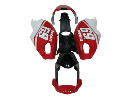 2008-2012 Ducati Monster-696 / Monster Red White Black 69 796 1100 1100S Fairing Kit