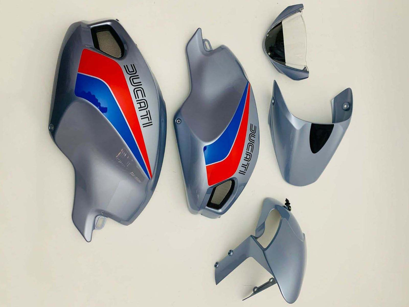 2008-2012 Grey Ducati Monster 696 796 1100 1100S Fairing Kit