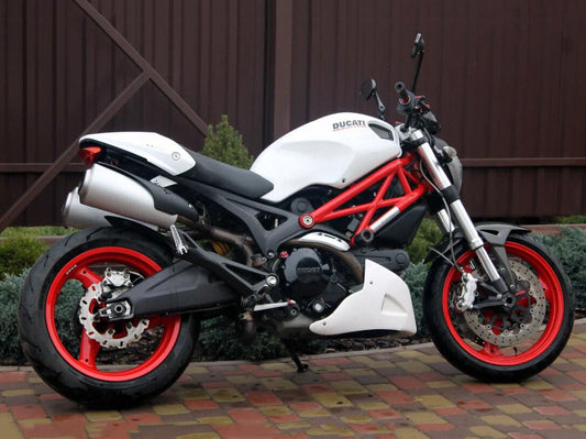 2008-2012 White Ducati Monster 696 796 1100 1100S Fairing Kit