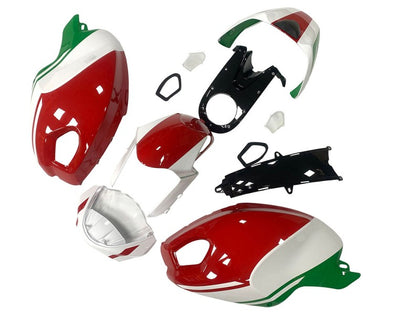 2008-2012 Ducati Monster-696 / Monster White Green Red 796 1100 1100S Fairing Kit