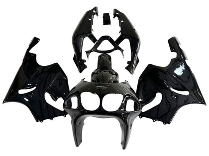 1996-2003 Kawasaki ZX-7R Glossy Black Fairing Kit