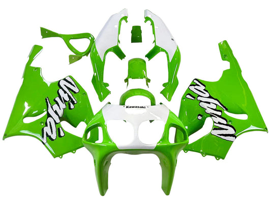 1996-2003 White Green Kawasaki ZX7R Motorcycle Fairings， Purchase 1996-2003 White Green Kawasaki ZX7R Motorcycle Fairings UK - UK