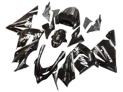 2004-2005 Kawasaki ZX-10R Glossy Black Fairing Kit