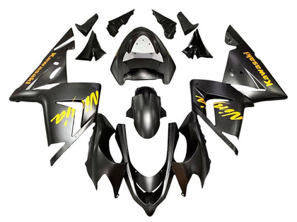 2004-2005 Kawasaki ZX-10R Black Fairing Kit