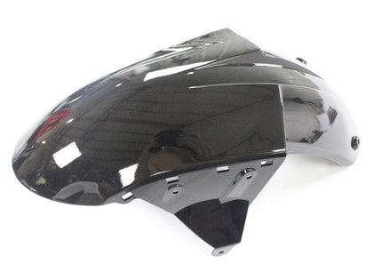 2004-2005 Kawasaki ZX-10R Black with Green Flame Fairing Kit