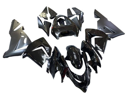 2004-2005 Kawasaki ZX-10R Glossy Matte Black Fairing Kit