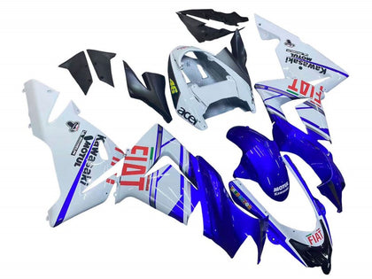 2004-2005 Kawasaki ZX-10R Glossy Blue White Fiat Motul Fairing Kit