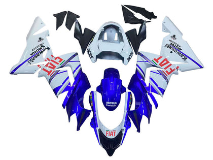 2004-2005 Kawasaki ZX-10R Glossy Blue White Fiat Motul Fairing Kit