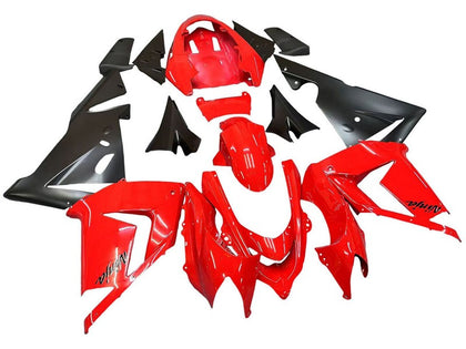 2004-2005 Kawasaki ZX-10R Red Black Fairing Kit