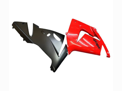 2004-2005 Kawasaki ZX-10R Red Black Fairing Kit