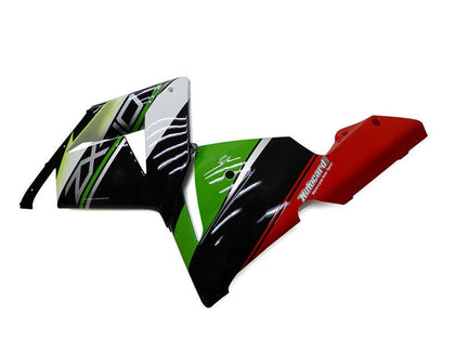 2004-2005 Kawasaki ZX-10R White Black Green Elf Fairing Kit