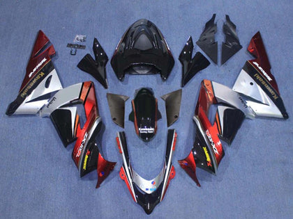 2004-2005 Kawasaki ZX-10R White Black Fluorescent Yellow Fairing Kit