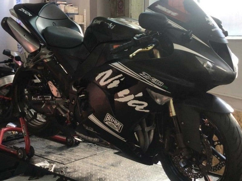 Purchase 2006-2007 Matte Black Kawasaki ZX10R Motorcycle Fairing UK