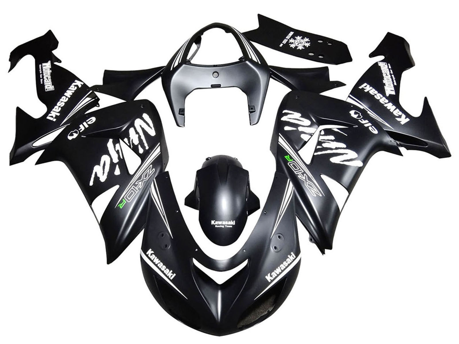 2006-2007 Matte Black Kawasaki ZX10R Motorcycle Fairing， Purchase 2006-2007 Matte Black Kawasaki ZX10R Motorcycle Fairing UK - UK