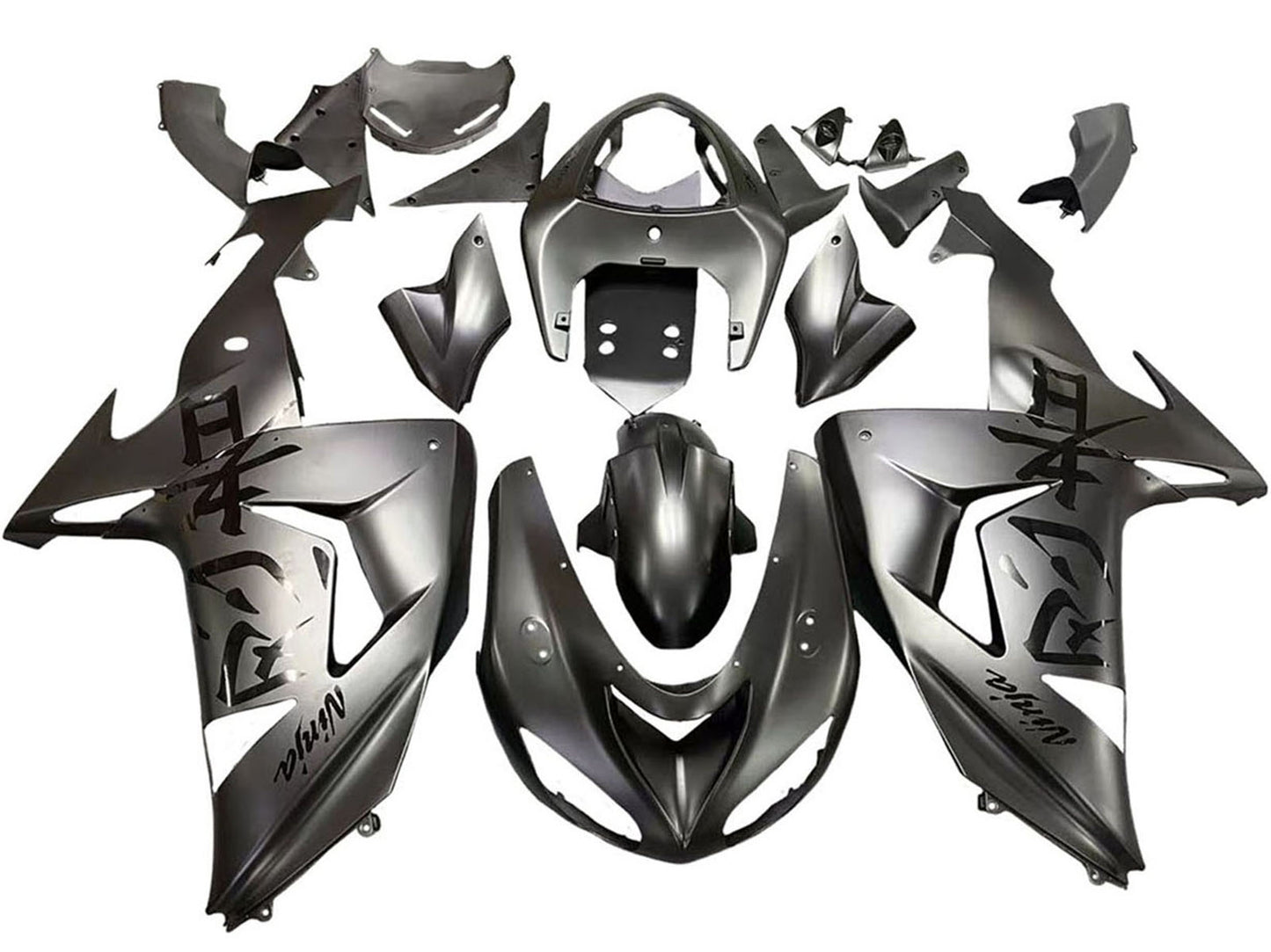 2006-2007 Matte Grey Kawasaki ZX10R Motorcycle Fairings， Purchase 2006-2007 Matte Grey Kawasaki ZX10R Motorcycle Fairings UK - UK