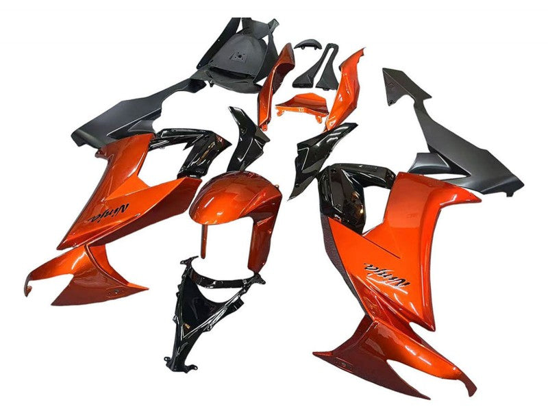 Purchase 2008-2010 Burnt Orange Black Kawasaki ZX10R Motorcycle Fairings UK